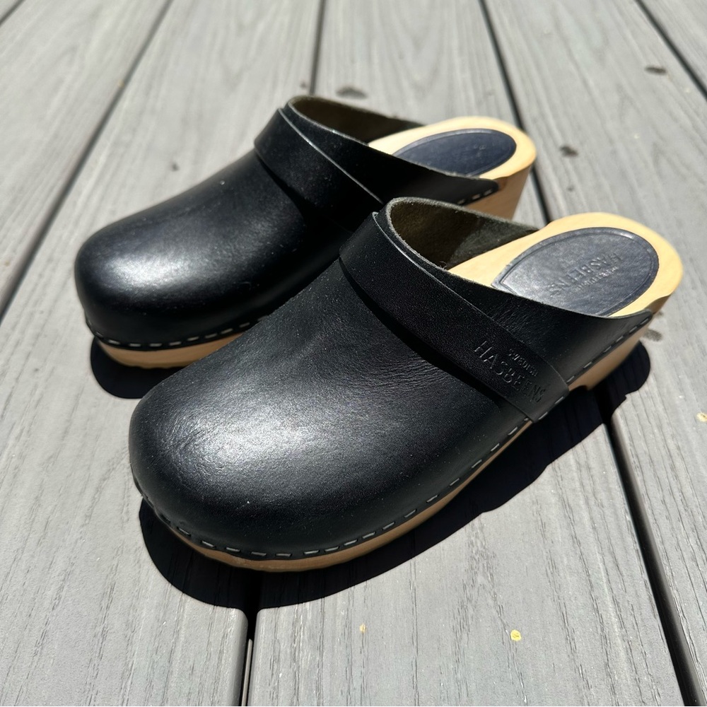 Swedish Hasbeens Clogs size 36